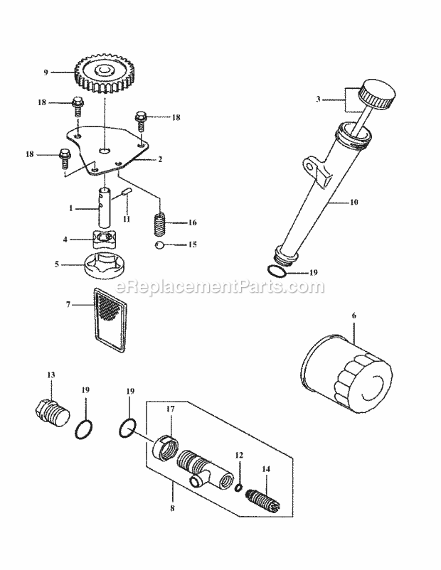 Fh500v-Cs14 Lubrication Equipment Diagram and Parts List for M48-KWS 53AB5D4M150 Cub Cadet Sprayer